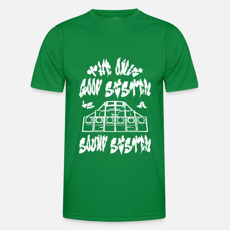 The Only Good System Is A Sound System Tekno 23 Männer Funktions-T-Shirt