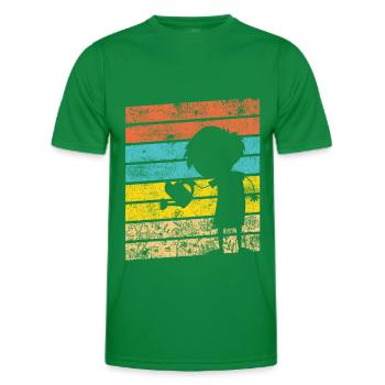Flowers Casting Garden Gardener - Men's Functional T-Shirt - kelly green - Front - AI Model Male 178 dark (178cm)