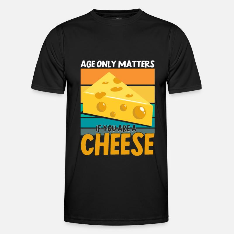 Cheese saying gift, cheese lover, cheese lover, cheese Men's Functional T-Shirt
