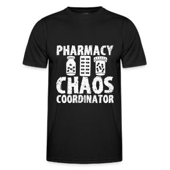 Apotheker Geschenk, Apotheke Pharmazie, Apotheker - Männer Funktions-T-Shirt - Schwarz - Vorne - AI Model Male 178 dark (178cm)