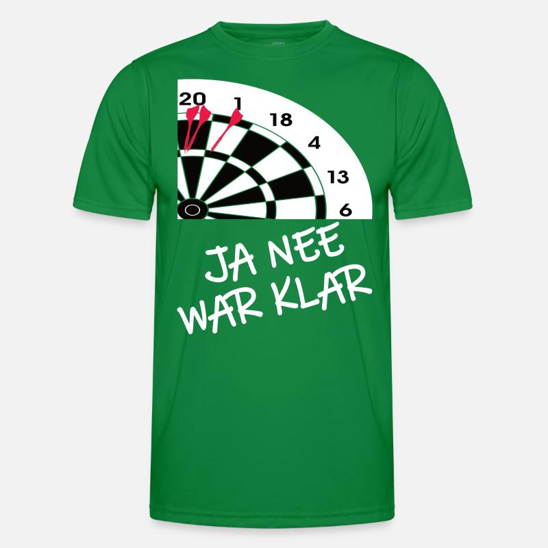Darts Darten Darts Geschenk Dartpfeil Dartboard Männer Funktions-T-Shirt