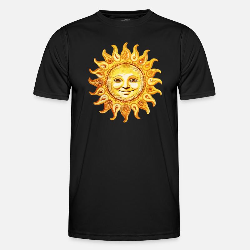 Sun smiling - playful charisma Men's Functional T-Shirt