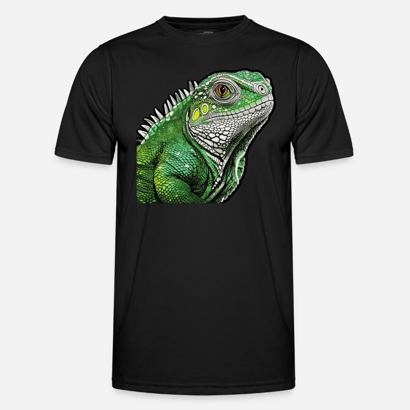 Iguana - Emerald Odyssey Men's Functional T-Shirt