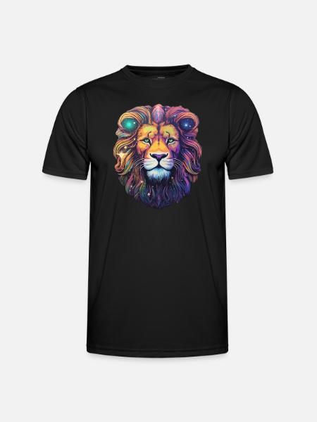 Leo Heavenly - Heavenly Serenity - Men's Functional T-Shirt - black