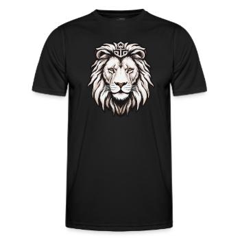 Lions roar - Men's Functional T-Shirt - black - Front - AI Model Male 178 dark (178cm)