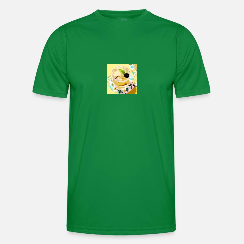 Comic Cocktail Männer Funktions-T-Shirt
