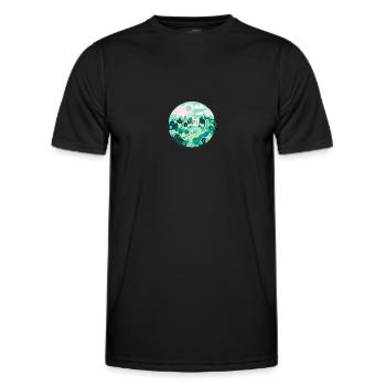 Hyde Park Londres - T-shirt sport Homme - noir - Devant - AI Model Male 178 dark (178cm)