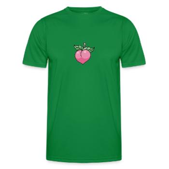 Pêche rose - T-shirt sport Homme - vert - Devant - AI Model Male 178 dark (178cm)