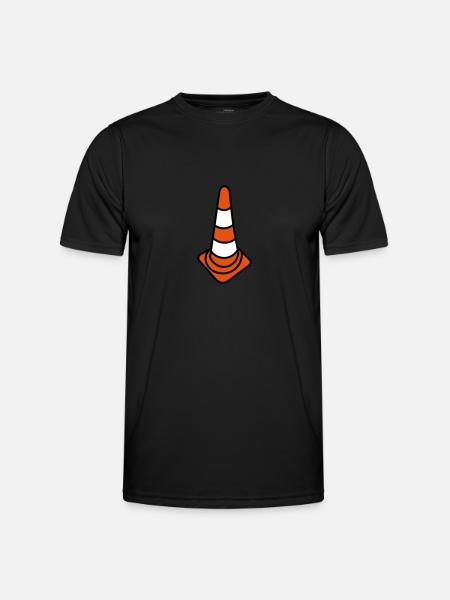 Pilone - Männer Funktions-T-Shirt - Schwarz