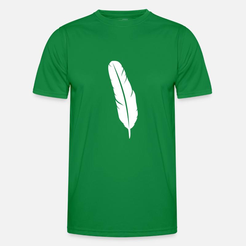 Symbole de plume T-shirt sport Homme