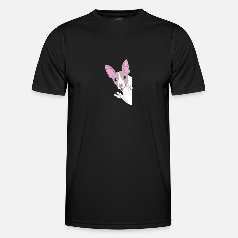 Rat Terrier - Men's Functional T-Shirt - black
