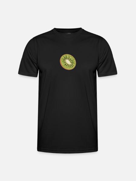 kiwi healthy fruit gift - Men's Functional T-Shirt - black