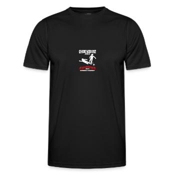 Fussballer Fussballspieler Fussball Sprüche Foul - Männer Funktions-T-Shirt - Schwarz - Vorne - AI Model Male 178 dark (178cm)