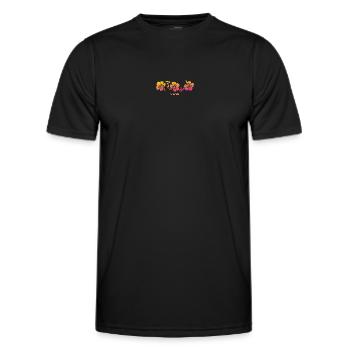 Manila Philippinen Hibiskus Souvenir Urlaub - Männer Funktions-T-Shirt - Schwarz - Vorne - AI Model Male 178 dark (178cm)
