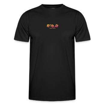 Marina Del Rey Californie Hibiscus Souvenir - T-shirt sport Homme - noir - Devant - AI Model Male 178 dark (178cm)