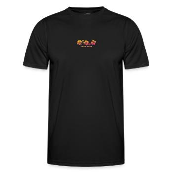Marshallinseln Hibiskus Souvenir Urlaub - Männer Funktions-T-Shirt - Schwarz - Vorne - AI Model Male 178 dark (178cm)