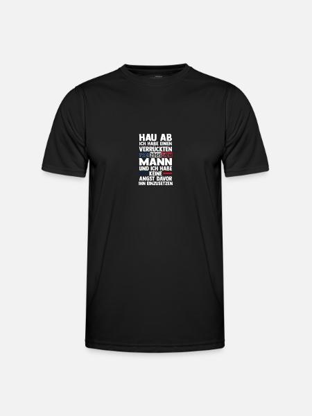 French French France - Men's Functional T-Shirt - black
