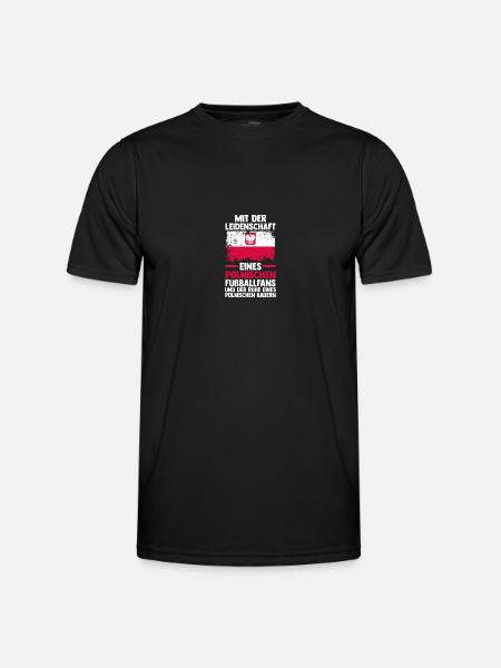 Pole Polish Poland - Men's Functional T-Shirt - black