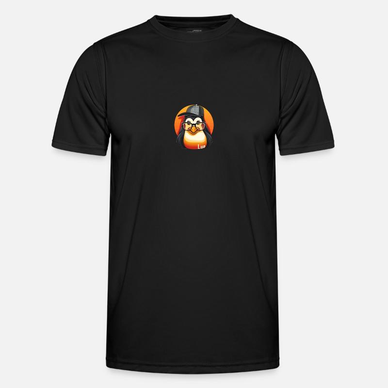 Lua-Linux Fusion: For technology enthusiasts - Men's Functional T-Shirt - black