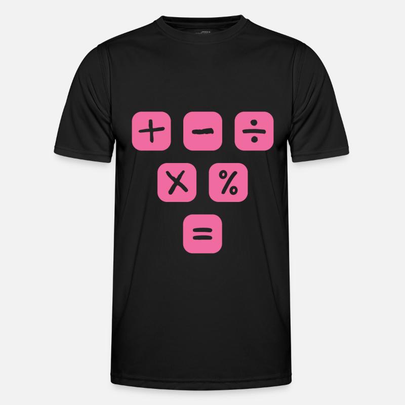Math Symbols mathematical Signs Maths Men's Functional T-Shirt