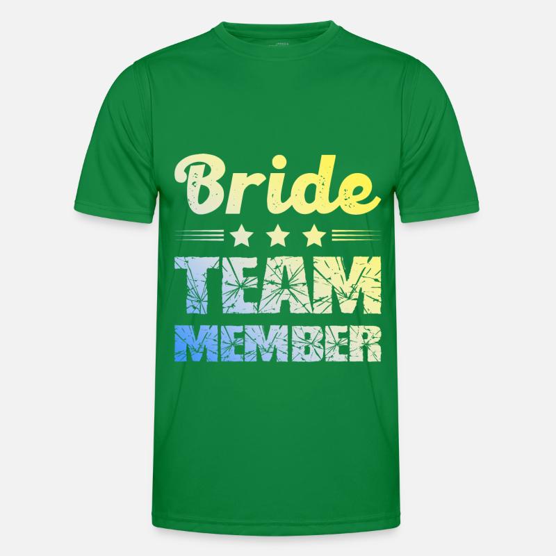 Bride Team Männer Funktions-T-Shirt