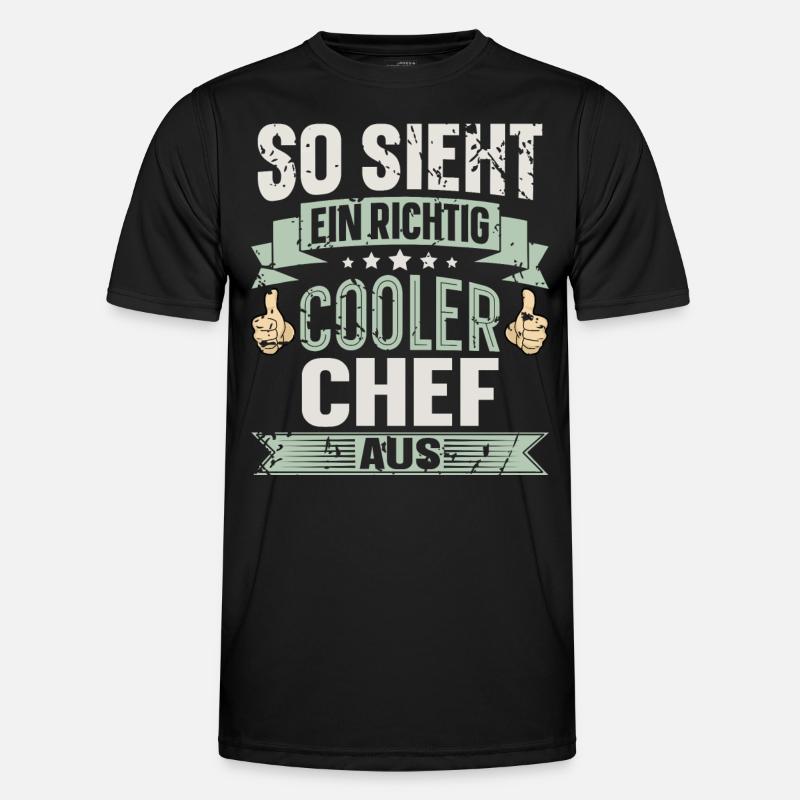 Chef Männer Funktions-T-Shirt
