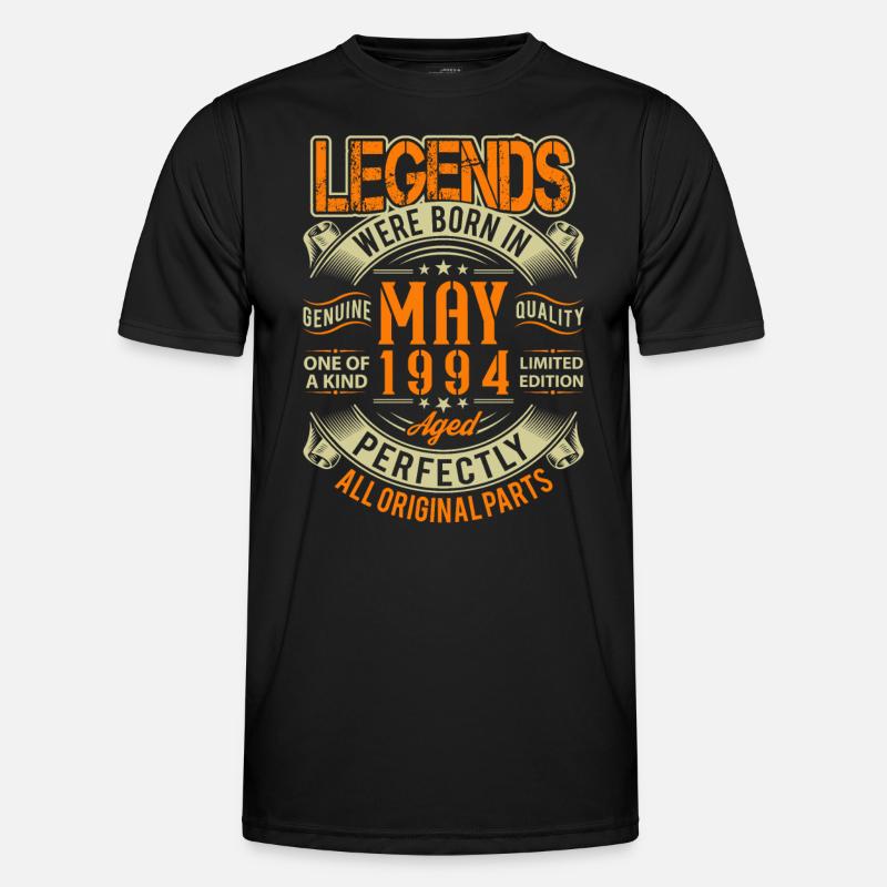 1994 May Birthday Legend - Men's Functional T-Shirt - black