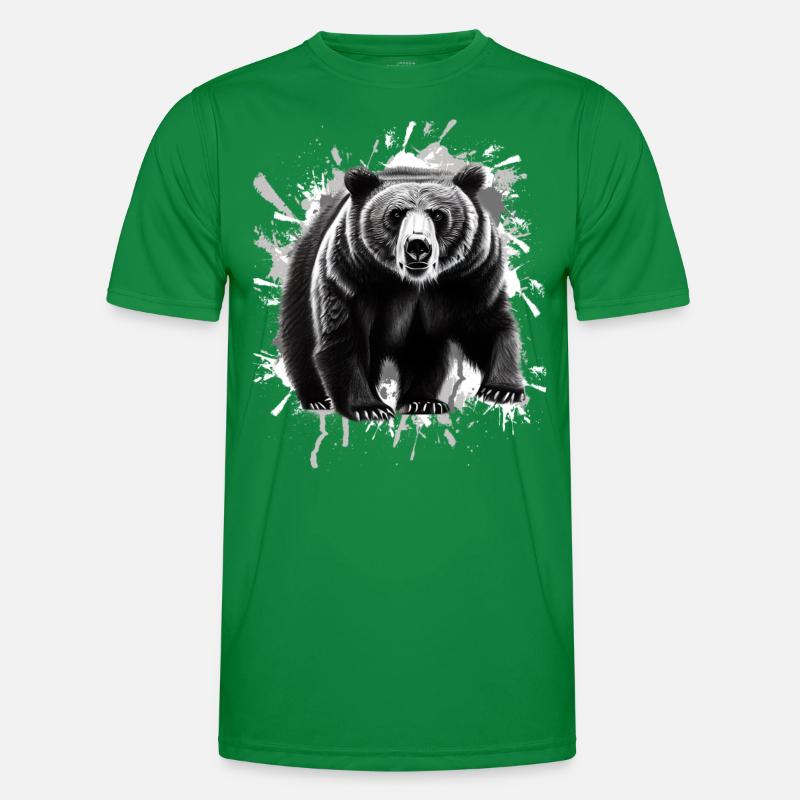 Bär Männer Funktions-T-Shirt