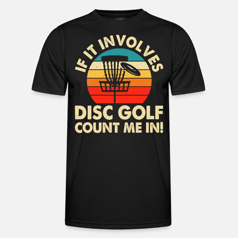 Discgolf Disc Golf - Men's Functional T-Shirt - black