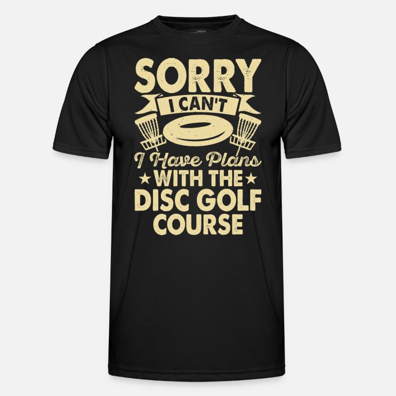 Discgolf Disc Golf - Männer Funktions-T-Shirt - Schwarz