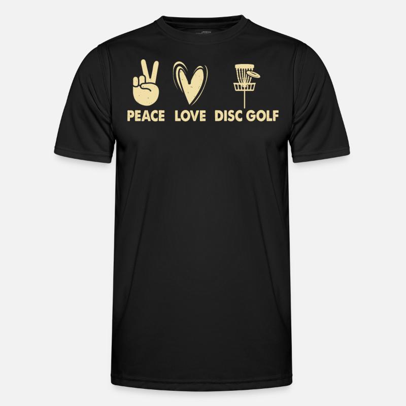 Discgolf Disc Golf - Men's Functional T-Shirt - black