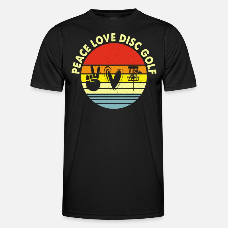 Discgolf Disc Golf - Men's Functional T-Shirt - black