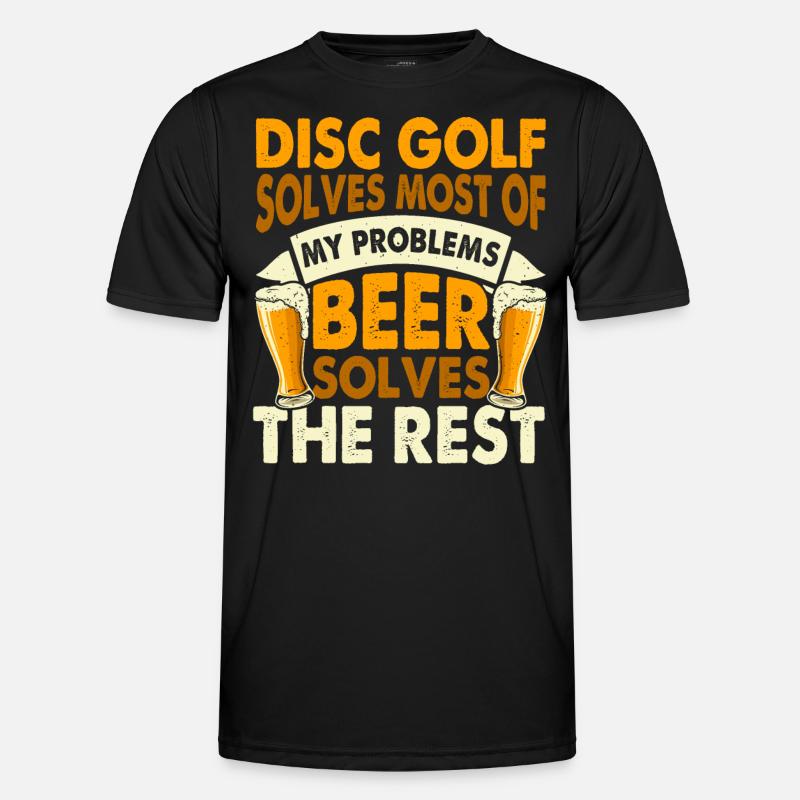 Discgolf Disc Golf - Men's Functional T-Shirt - black