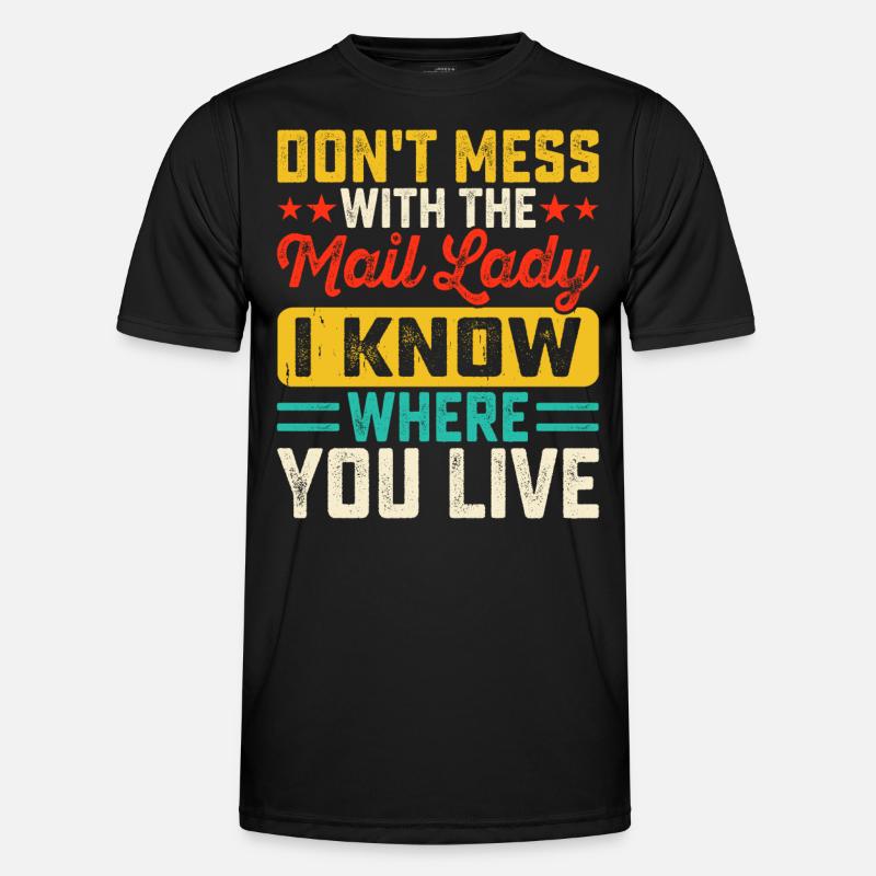 Briefträger Postbote Männer Funktions-T-Shirt