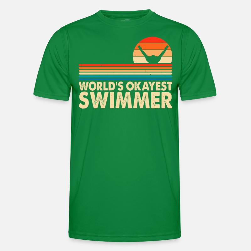 Swimming Float Men's Functional T-Shirt
