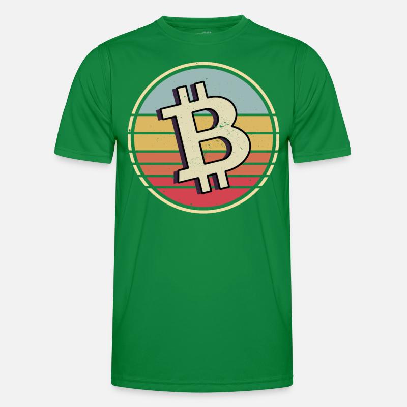 Bitcoin Krypto Kryptowährung Männer Funktions-T-Shirt