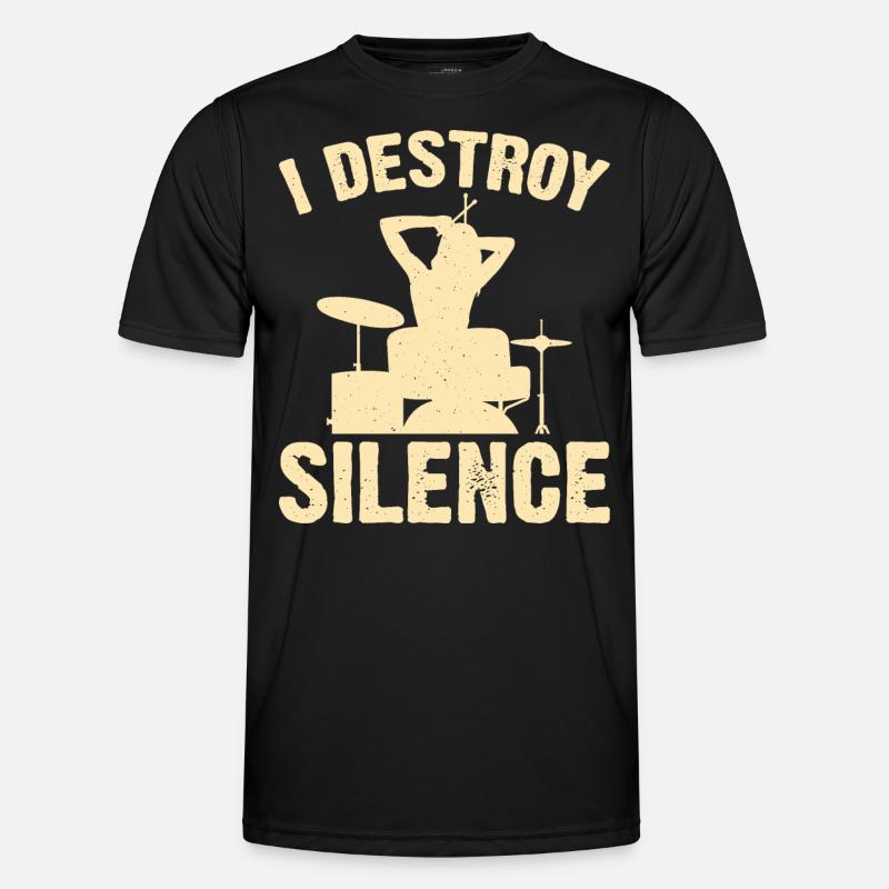 Drums Drummer Drummer - Men's Functional T-Shirt - black