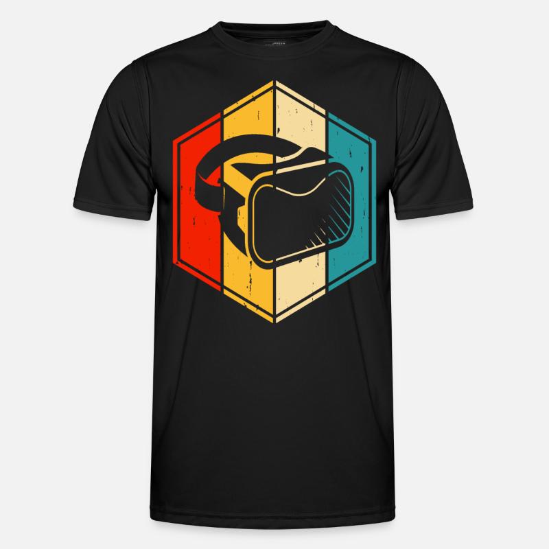 VR Virtuel Reality Männer Funktions-T-Shirt
