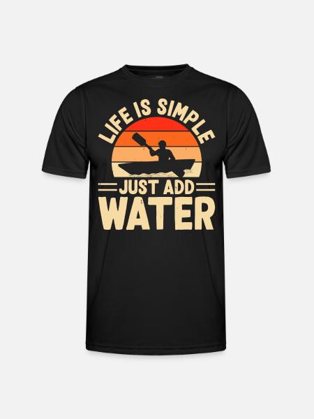 Kayak Kayaker Kayaker - Men's Functional T-Shirt - black