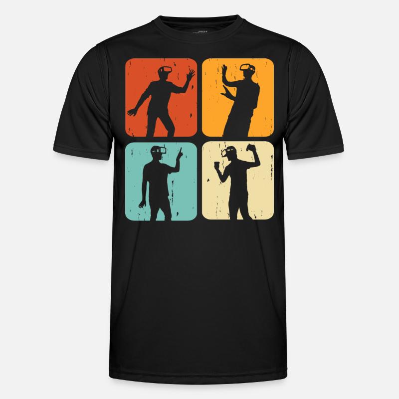 VR Virtual Reality Men's Functional T-Shirt