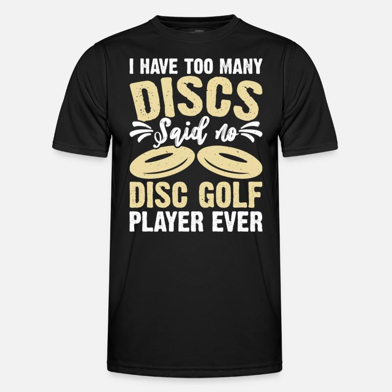 Discgolf Disc Golf - Männer Funktions-T-Shirt - Schwarz