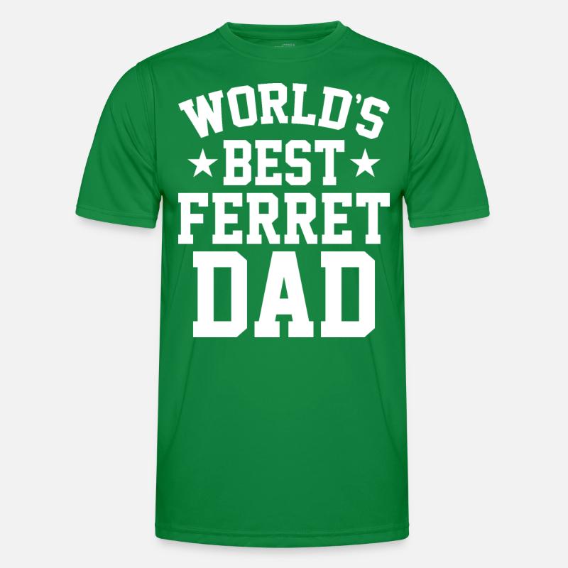 Frettchen Papa Männer Funktions-T-Shirt