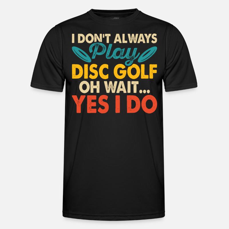 Discgolf Disc Golf - Men's Functional T-Shirt - black