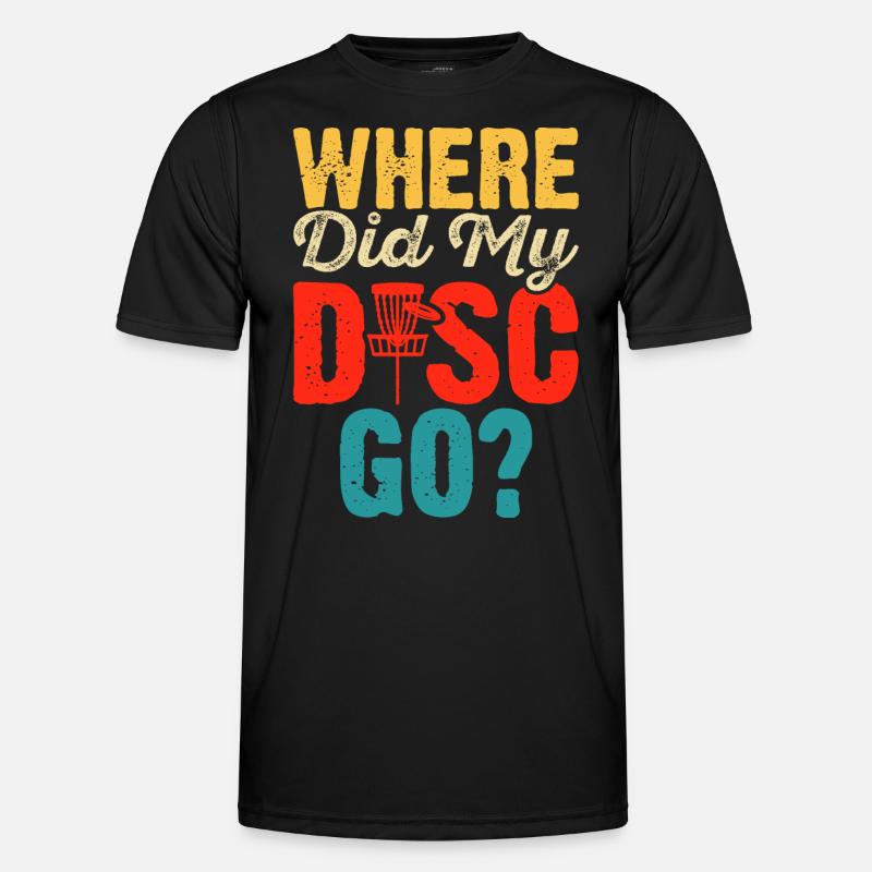 Discgolf Disc Golf T-shirt sport Homme