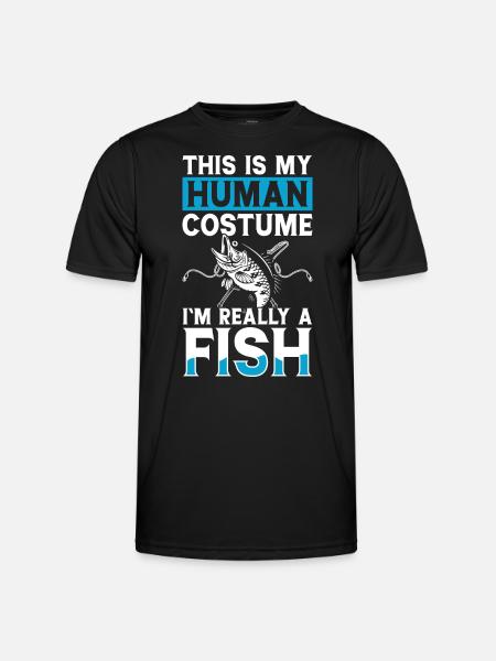 Angler - Men's Functional T-Shirt - black