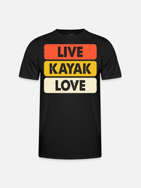Kayak Kayaker Kayaker - Men's Functional T-Shirt - black