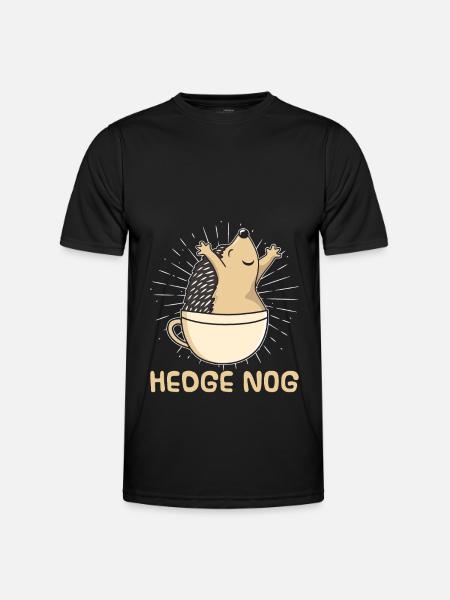 Hérisson - T-shirt sport Homme - noir