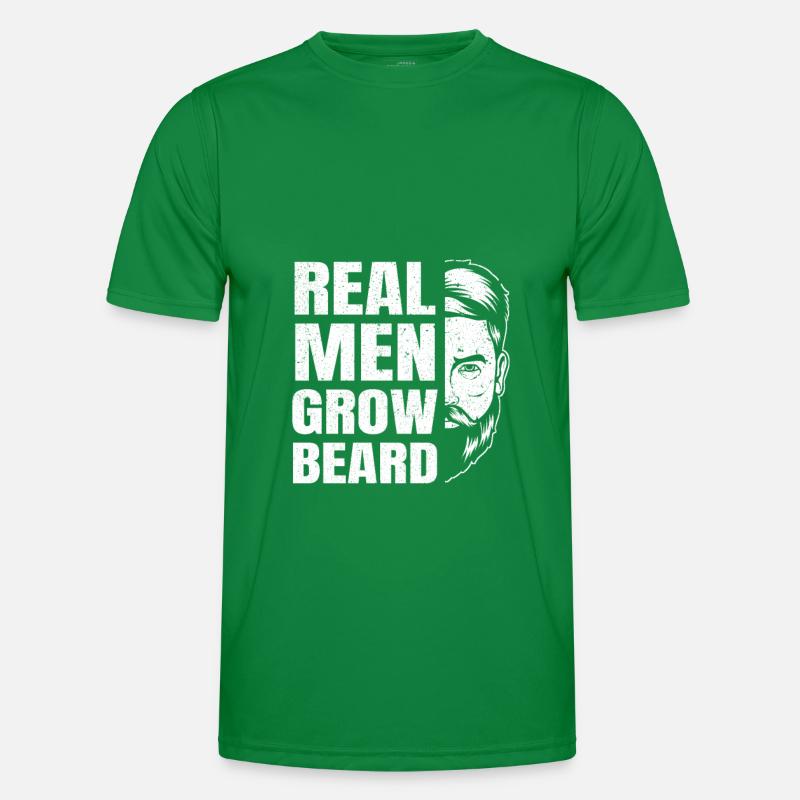 Vollbart Bart Bartträger Hipster Mann Männer Funktions-T-Shirt