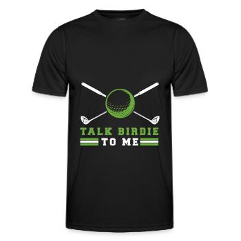 Golf Golfer Golfer Golfer Golf Course - Men's Functional T-Shirt - black - Front - AI Model Male 178 dark (178cm)