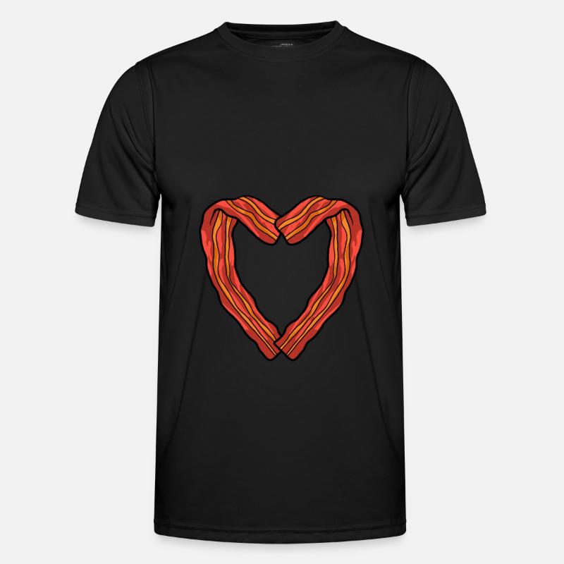 Bacon Bacon Breakfast - Men's Functional T-Shirt - black